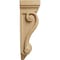 Ekena Millwork 6 1/4"W x 4"D x 12"H Cole Pilaster Wood Corbel, Cherry CORW06X04X12COCH - alternate 3